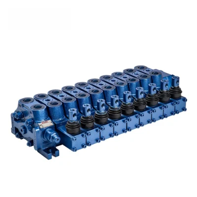 High Flow Manual Override Valve with Symmetrical Structure for Frond End Loader