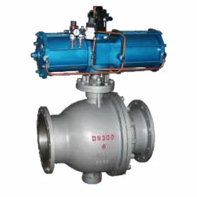 High Quality Flange Fixed Cast Steel Worm Wheel Ball Valve