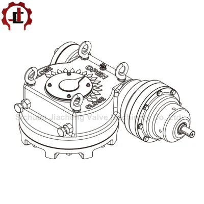 Yj-Ss Series Manual Type Part-Turn Valve Worm Gearbox