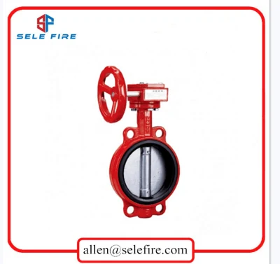Fire Fighting System UL/FM Listed Butterfly Valve with Gear Operated 200psi