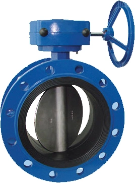 Gearbox/Pneumatic/Electric Operated Concentric Double Flange Butterfly Valve Concentric