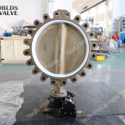 Al-Bronze Lug Butterfly Valve C95400 C95800 Body and Disc for Sea Water Vessel Marine Valves