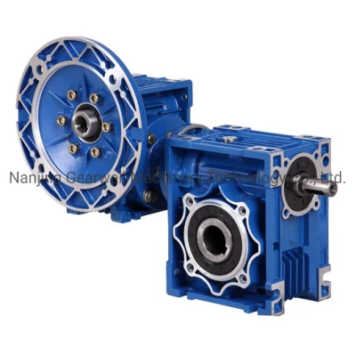 RV Series Right Angle Gearmotor Worm Gearbox with Motor High Torque Mechanical Speed Reducer