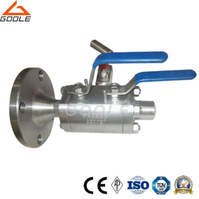 Gear Operated A105/ Lf2/F304L/F316L Forged Steel Dbb Valve / Double Block &amp; Bleed Valve / Dbb Ball Valve