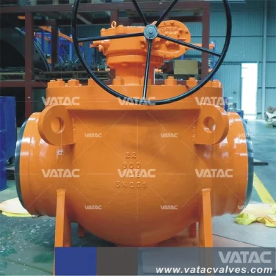 Handle Gear Operated Flanged Casting Top Entry Ball Valve