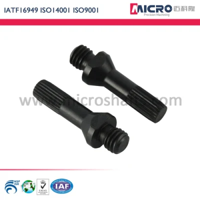 ISO Certified Heat Treated CNC Machined Micro Worm Gear Shaft for Fan Motors, Respirators, Medical Beds and Dental Tools