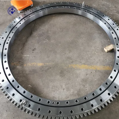 China OEM Double Row Ball Slewing Bearing Kud01440-030za15-900-000 Worm Gear for Ship Crane