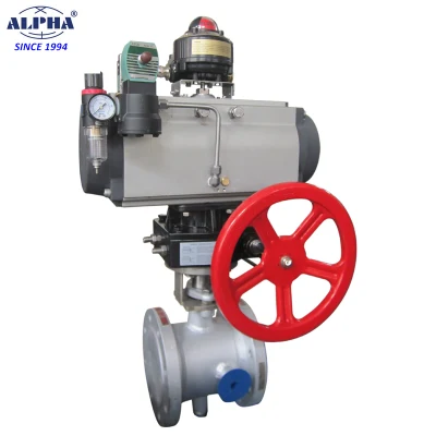 Pneumatic Valve Actuator Manual Operation/Manual Override Gearbox