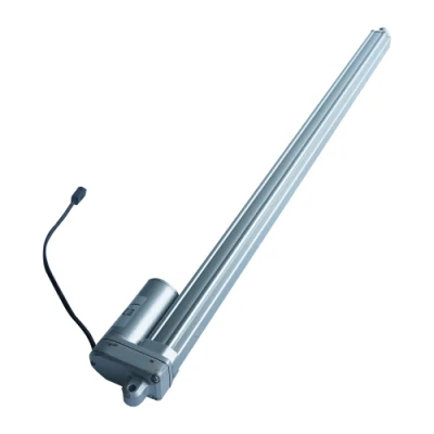 Lunyee 600mm Stroke Customized 2000n IP65 Quiet Worm Drive Electric 12V 24V DC Motor Linear Actuator for Industrial Equipment
