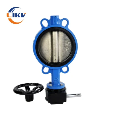Ball Mill Worm Gear Cast Iron Wafer Butterfly Valve with Price List