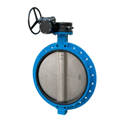 Ggg40 Ggg50 A536 A395 Single Flanged Wafer Type Butterfly Valves with Handheld Gearbox Operator