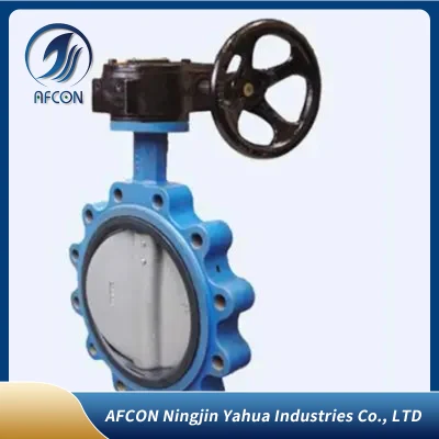Carbon Steel Lug PTFE Gearbox B16.5 ASME 150 Butterfly Valve