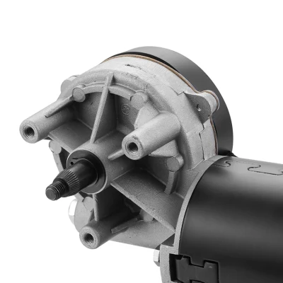 High Torque 17nm Low Speed Good Quality 83mm Brushed with Worm Gear Box 12V24V 150W