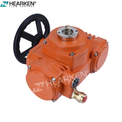 Hot Sale Electric Actuator Hex Series Waterproof and Explosion Proof with Hand Wheel Quarter Turn Electric Actuator