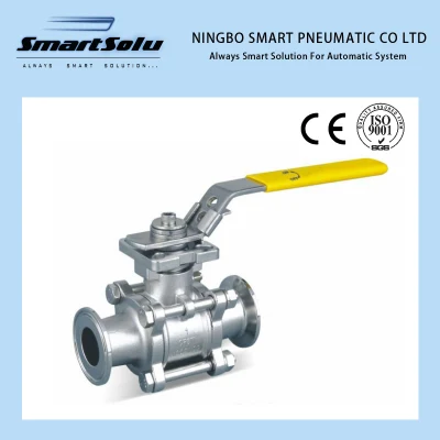 Threaded End PTFE Stainless Steel Ball Valve Pneumatic Actuator Operator