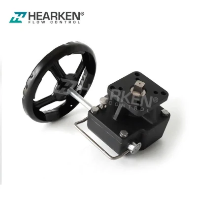CE Factory Declutchable Manual Override Worm Gearbox Used for Pneumatic Actuator