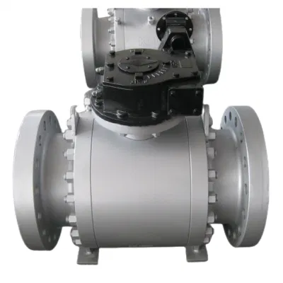 Ball Valve 16&quot; Flange Ends Carbon Steel Calss 600 Gear Operated Troniun Ball Valve