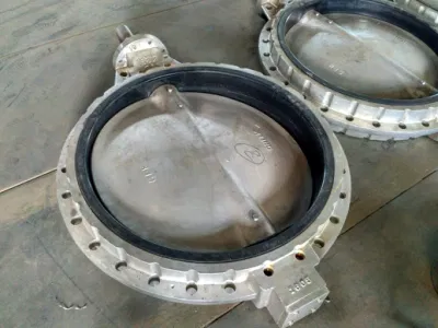 Ggg40 Ggg50 A536 A395 Single Flanged Wafer Type Butterfly Valves with Handheld Gearbox Operator