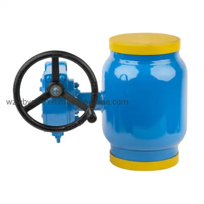 JIS/Ks Standard Gear Operated Low Temperature Carbon Steel Body Stainless Steel 304 Ball Flanged or Welding Fully Welded Floating &amp; Trunnion Mounted Ball Valve