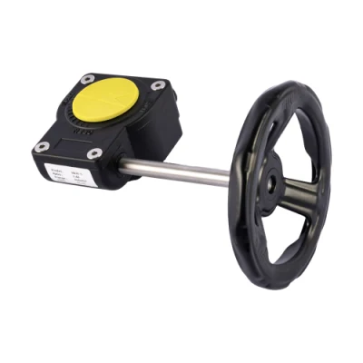 Chinese Supplier Manual Aluminum Bodyhas Self Locking Function Worm Gearbox