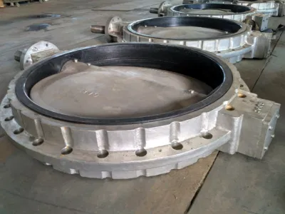 Ggg40 Ggg50 A536 A395 Single Flanged Wafer Type Butterfly Valves with Handheld Gearbox Operator