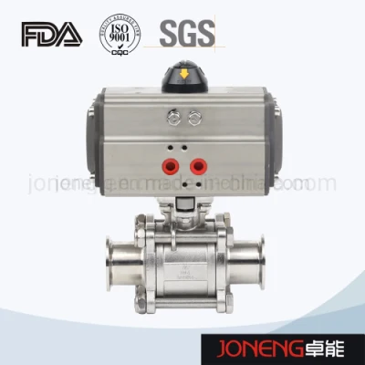 Pneumatic/Electric IP67 Aluminum Rack Pinion Single Double Acting Air Torque Spring Return Linear Rotary 90/120/180 Degree Actuator for Ball Valves (JN-BV1019)