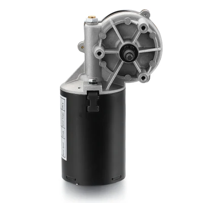 High Torque 17nm Low Speed Good Quality 83mm Brushed with Worm Gear Box 12V24V 150W