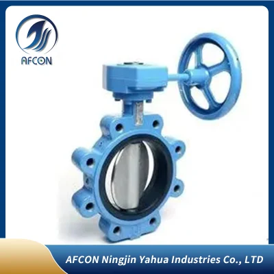 Carbon Steel Lug PTFE Gearbox B16.5 ASME 150 Butterfly Valve