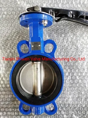 Cast Iron/Ductile Iron/Wcb/CF8 Wafer Butterfly Valve