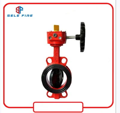 UL/FM Approved Gear Operated Grooved Fire Fighting Butterfly Valve, 300psi UL/FM Listed Wafer Butterfly Valve, Flange Butterfly Valve, Manual Butterfly Valve