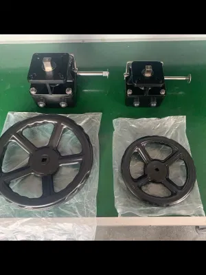 China Manufacturer Manual Override Declutchable Gear Box for Pneumatic Actuator