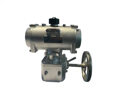 Pneumatic Valve Actuator Manual Operation/Manual Override Gearbox