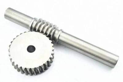 CNC Machining Worm Gear Shaft with ISO 9001