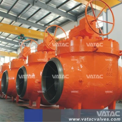 Handle Gear Operated Flanged Casting Top Entry Ball Valve