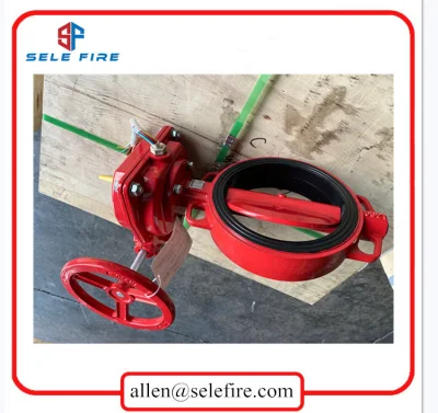 Fire Fighting System UL/FM Listed Butterfly Valve with Gear Operated 200psi