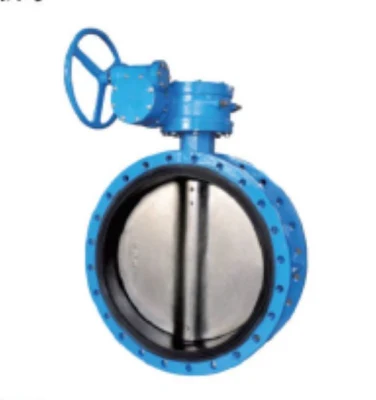 Gear Operated Soft Seat Flange End Butterfly Valve