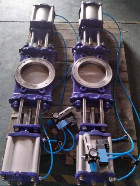 Chain Wheel Operated Non-Rising Stem Knife Gate Valve