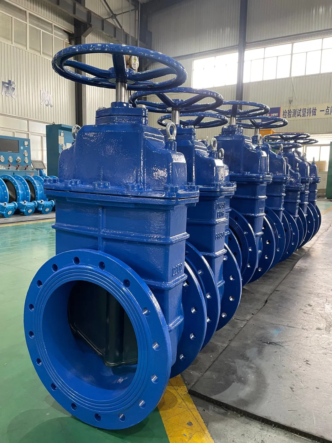 DN50-DN1200 Flow Control Bohai in Polywood Case Disc Rubber Gate Water Valve