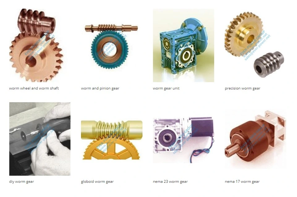 Electric Motor Helical Copper Worm Gear for High Precious Industrial and Factory