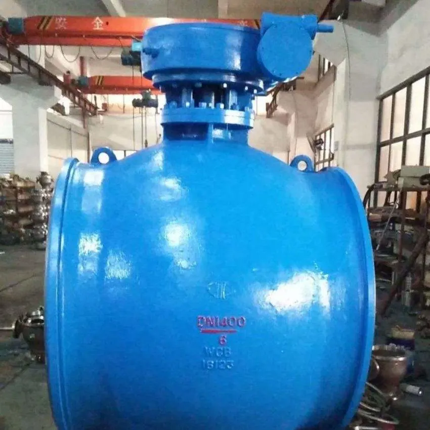 High Quality Flange Fixed Type Cast Steel Worm Gear Ball Valve