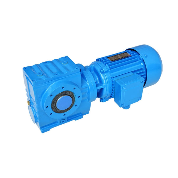 High Torque S Series Flange Mounted 90 Degree Worm Gear Motor Gearbox