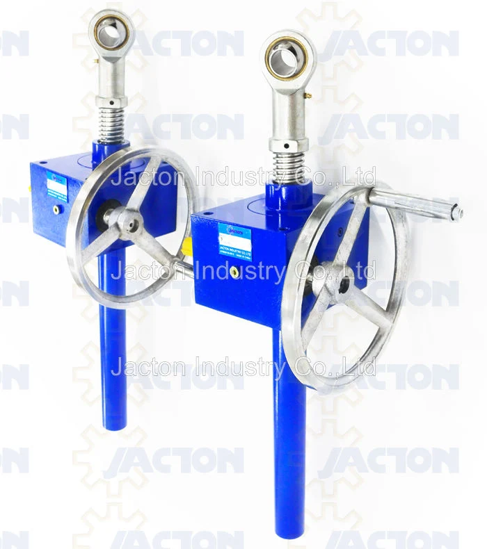 Hand Wheel Screw Jacks 2.5 Tons 300 mm Lifts Hand Worm Gear Jack, Hand Operated Screw Jacks Is Driven by a Hand Wheel or Crank or Handle in Stock