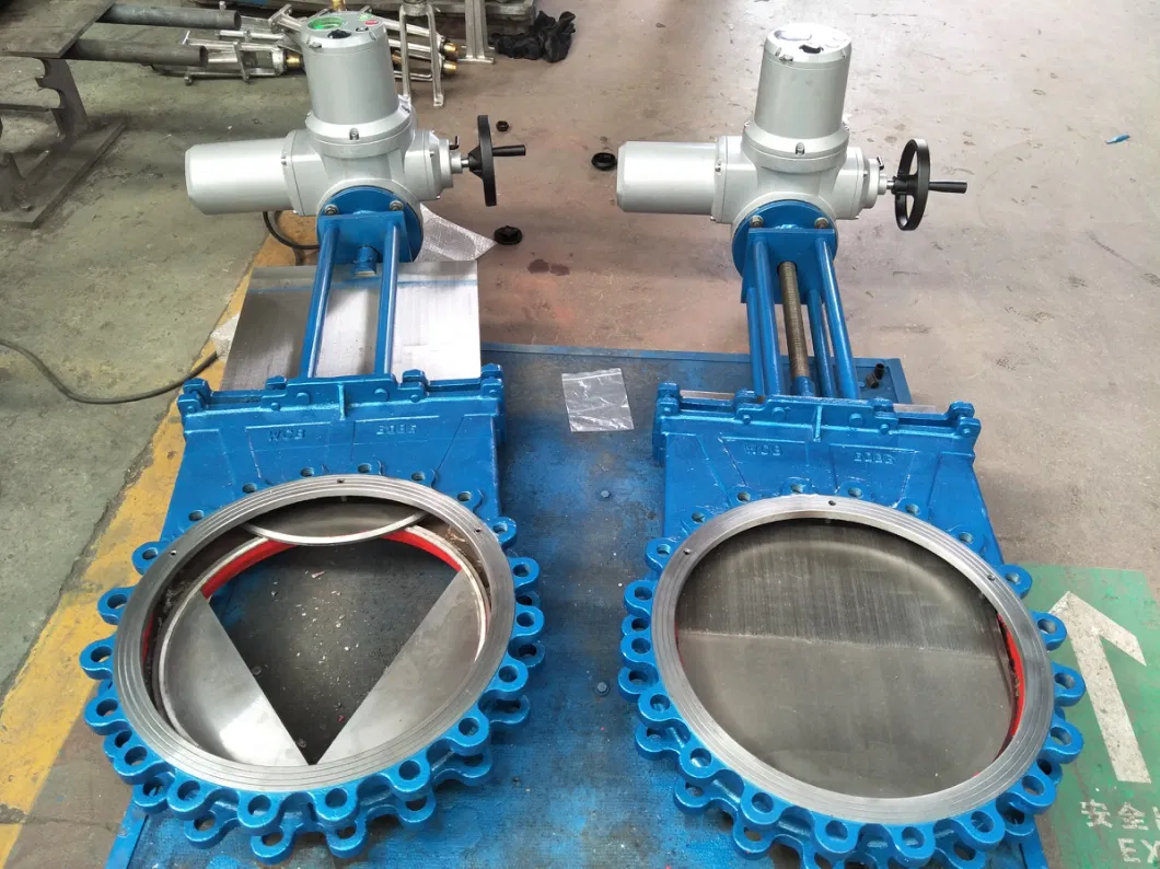 Knife Gate Valve Factory Wcb Stainless Steel Knife Gate Valve