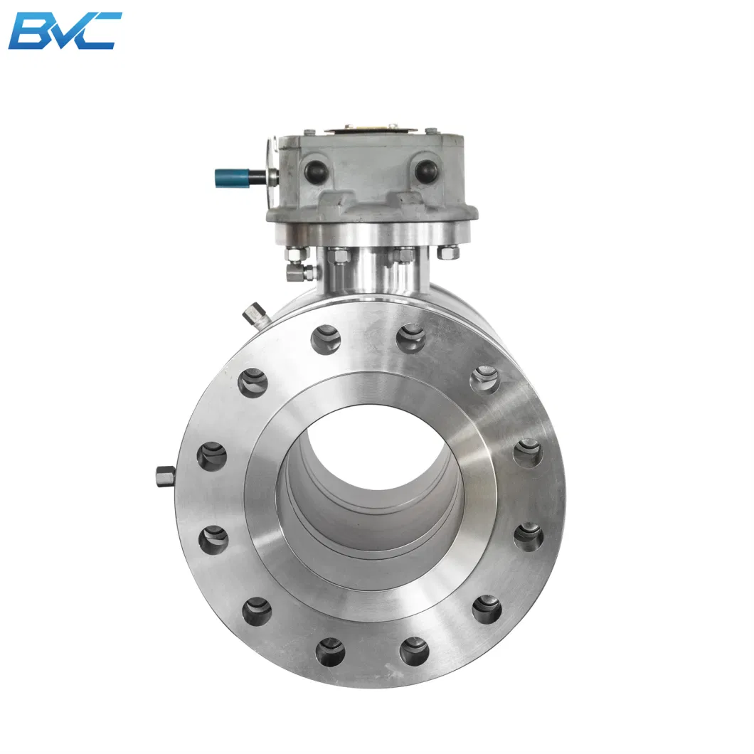 API 608 Class 300/600 3-PC Forged F316L Manual Gear Box Forged Steel Trunnion Mounted Ball Valve for Water Oil Gas