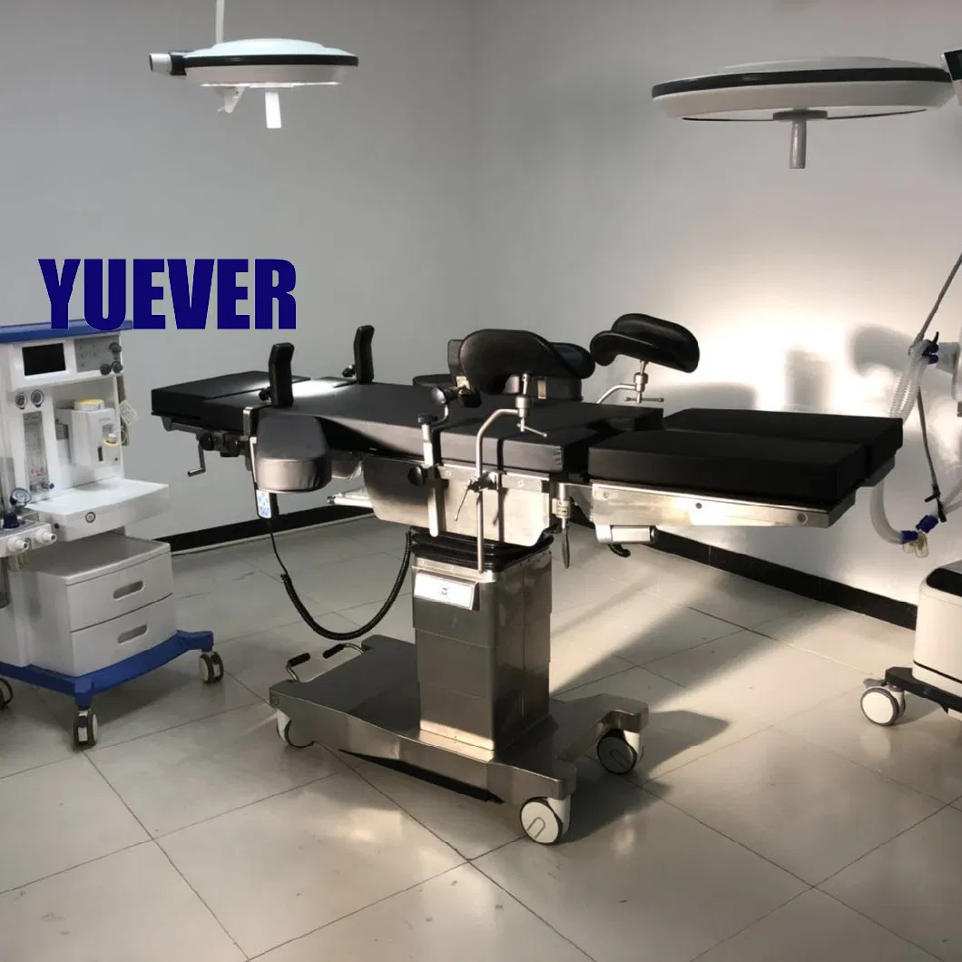 Yuever Medical Low Price Excellent Quality Electro Hydraulic with Manual Override Operation Table