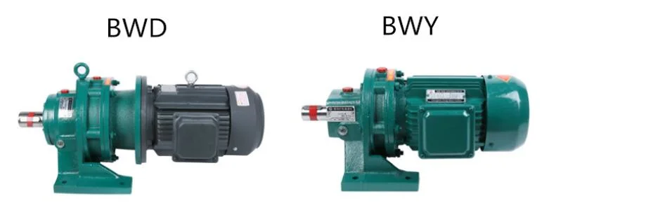 China Manufacturer Double Stage Bwed Bley Xled Xwey Series Cycloid Reducing Gearbox with AC Motor