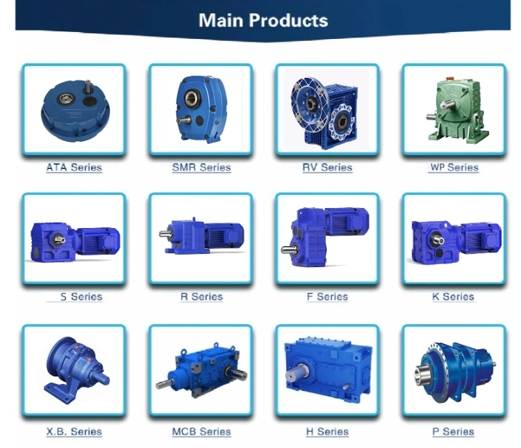 China Supply Helical Bevel Gear Reducers 90 Degree Reduction Gearbox