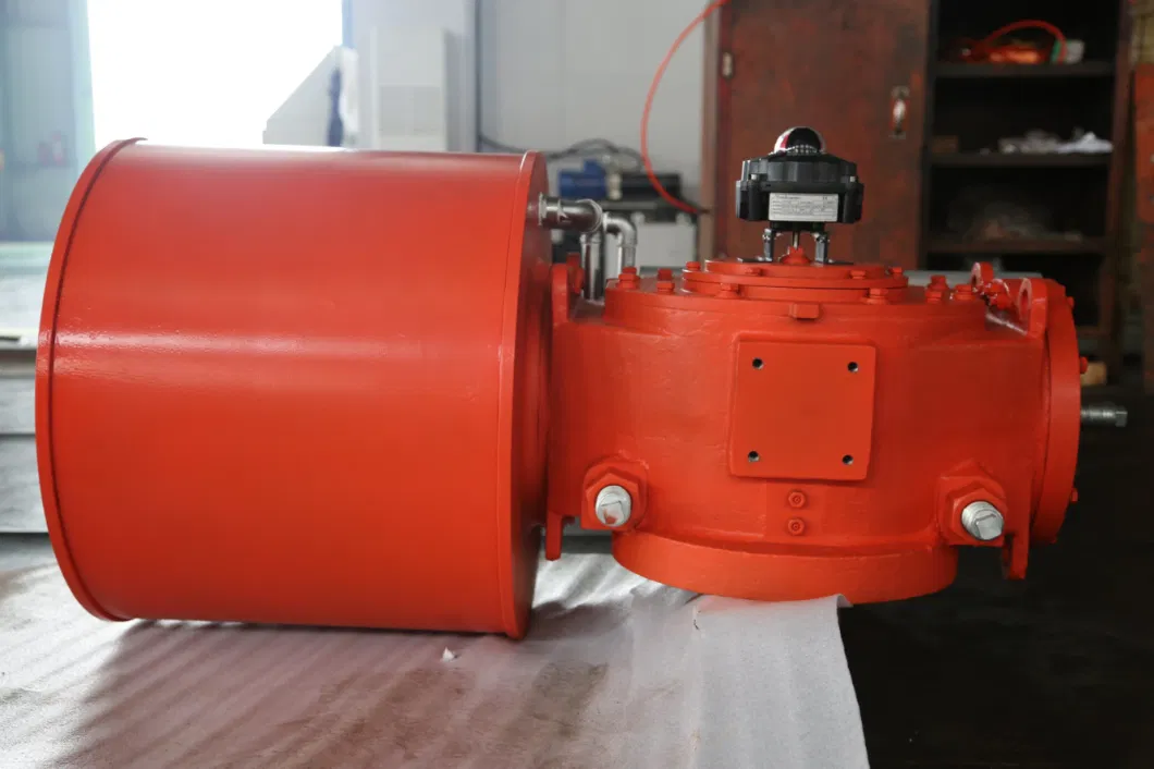 D Type Ductile Cast Iron Cylinder Double Acting/Single Acting/Spring Return Scotch Yoke Pneumatic Actuator with Ball/Butterfly/Control Valve CE/ISO9001/IP67