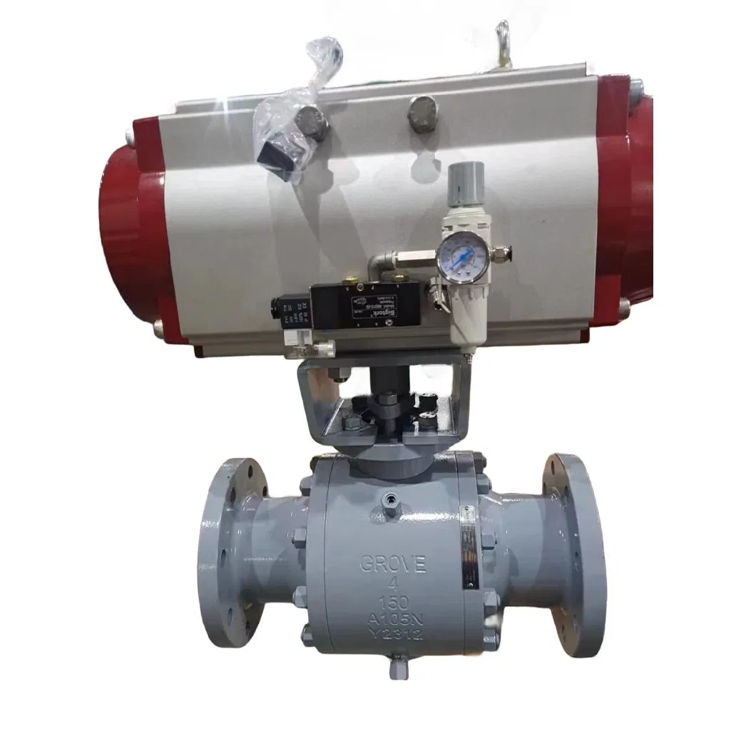 A105n API Gearbox Forging Flange Carbon Steel Ball Valve