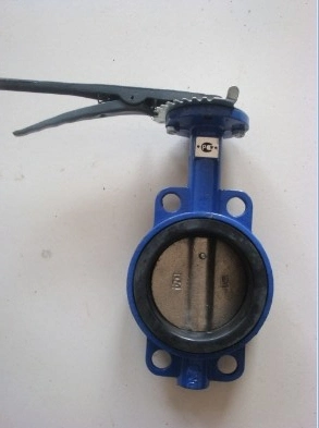 DN400 250mm 300mm 400mm 600mm Gearbox Operated Wafer Butterfly Valve